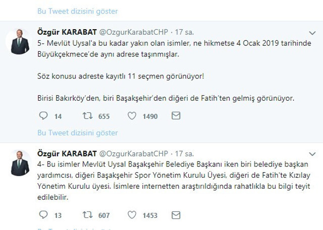 'Büyükçekmece'de seçmen kaydırma işini Mevlüt Uysal yaptı' - Resim : 3