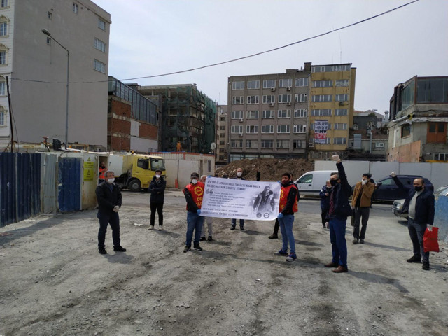 Galataport projesinde hayatını kaybeden Hasan Oğuz’un cenazesine katılmak da yasak - Resim : 1