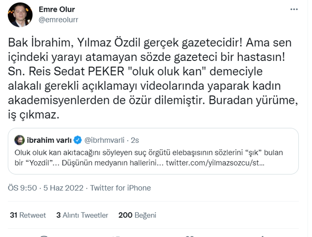 Sedat Peker, BirGün yazarı Yaşar Aydın'ı hedef aldı - Resim : 3