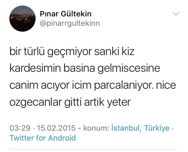 Pınar, Özgecan için yazmış: Sanki kız kardeşimin başına gelmiş gibi - Resim : 1