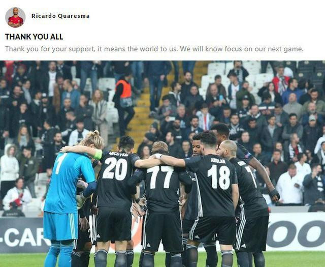 Quaresma'dan imalı teşekkür - Resim : 1