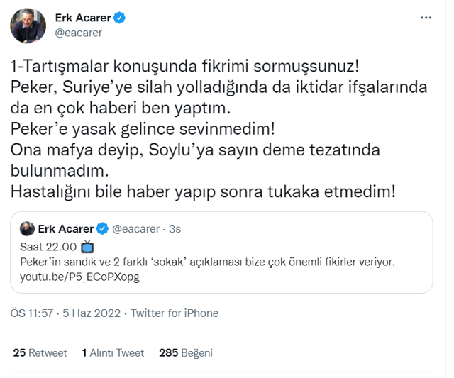 Sedat Peker, BirGün yazarı Yaşar Aydın'ı hedef aldı - Resim : 8