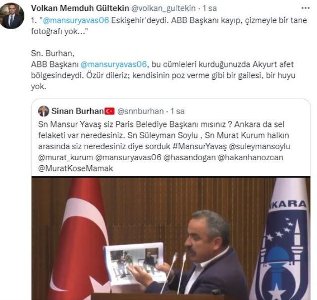 Mansur Yavaş'ı eleştiren AKP'li üyeye ABB'den yanıt: Özür dileriz, poz verme huyu yok - Resim : 1