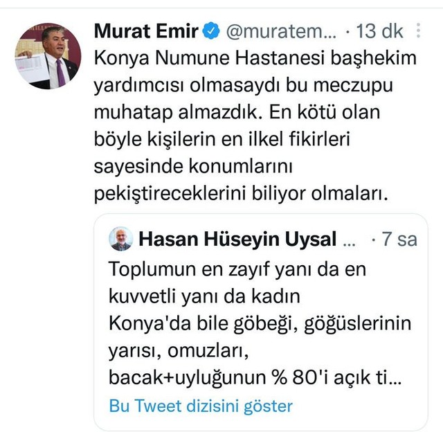 İHH yöneticisi ve başhekim yardımcısından kadınlara yönelik cinsiyetçi sözler - Resim : 2