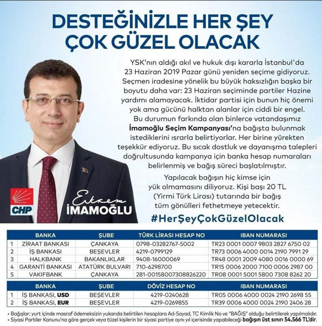 İmamoğlu’na 500 bin kişi bağışta bulundu - Resim : 1