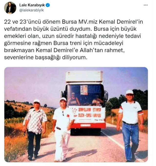 Eski CHP Bursa Milletvekili Kemal Demirel, hayatını kaybetti - Resim : 1