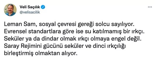 Leman Sam'ın ırkçı paylaşımı tepki çekti: Batıda olsa ceza alırdı - Resim : 6