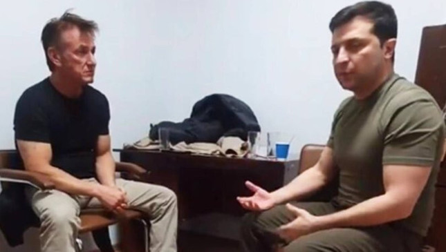 Oyuncu Sean Penn Ukrayna'ya gitti: Penn Rusya'nın saldırısını belgesel yapacak - Resim : 1