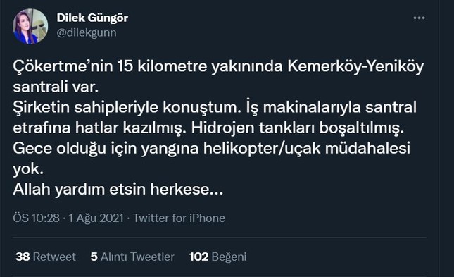 Yangın Ören'deki termik santrale ilerliyor: Santral çalışanları tahliye ediliyor - Resim : 1