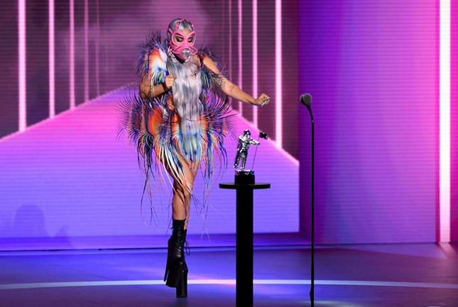 2020 MTV Video Müzik Ödülleri'ne Lady Gaga maskeleriyle damga vurdu - Resim : 1