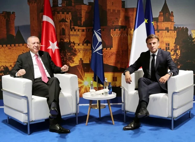 NATO Liderler Zirvesi başladı: Edoğan ilk olarak Macron'la görüştü - Resim : 1