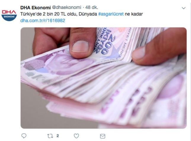 DHA asgari ücret hesabının içinden çıkamadı - Resim : 2