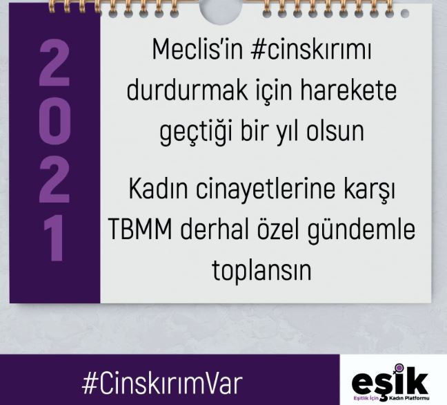 Eşitlik İçin Kadın Platformu, Meclis'i göreve çağırdı - Resim : 1