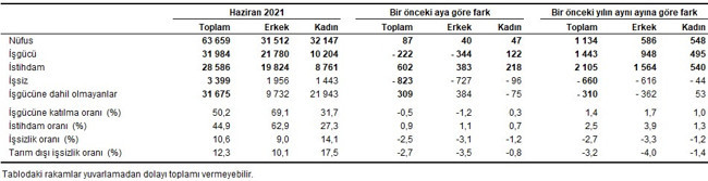 TÜİK'e göre işsiz sayısı azaldı: İşsizlik oranı haziranda yüzde 10,6'ya geriledi - Resim : 2