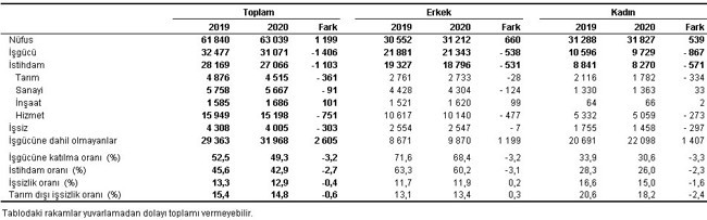 TÜİK verilerine göre işsizlik kasımda yüzde 12,9 olarak gerçekleşti - Resim : 2