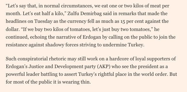 'Eti gramla, domatesi taneyle alın' diyen AKP'li Financial Times'a haber oldu - Resim : 1