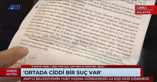 'Belediye başkanı, valiliğe bizzat kendi yazarak 45 kişi için hizmet pasaportu talep etti' - Resim : 1
