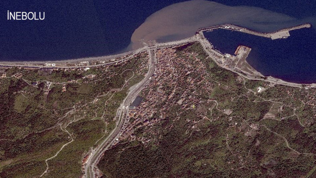 Kastamonu'daki sel felaketi havadan görüntülendi - Resim : 1