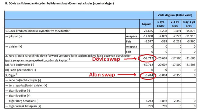 Erdoğan'a rezerv bilgisi doğru verilmemiş: Brüt 109 milyar dolar 6 Ağustos tarihine ait - Resim : 4