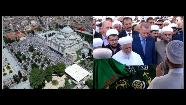 Mahmut Ustaosmanoğlu için cenaze töreni düzenlendi, törene Erdoğan da katıldı - Resim : 1