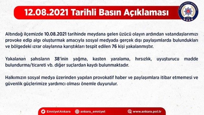 Altındağ'da göçmenlere yönelik ırkçı saldırı: 76 kişi gözaltına alındı - Resim : 1