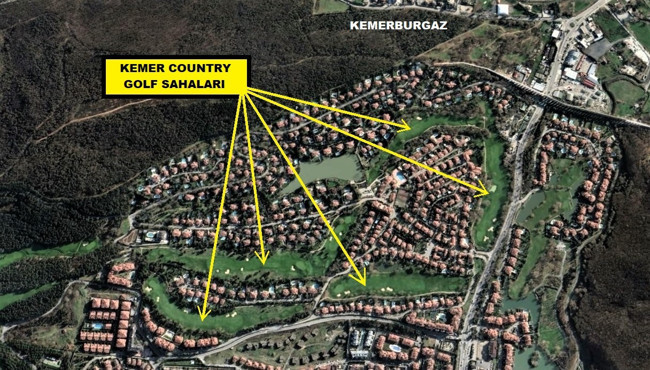 İBB baypas edildi, Kemer Country'de golf sahalarına villa onayı çıktı - Resim : 1