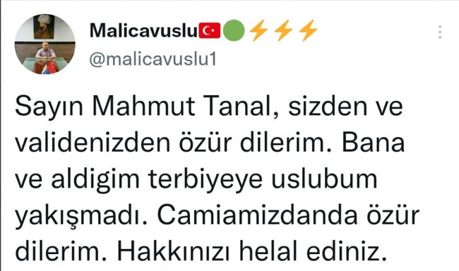 Diyanet temsilcisiden Mahmut Tanal'ın annesine hakaret - Resim : 1