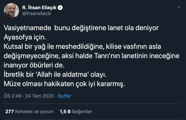 İhsan Eliaçık: IŞİD lideri de elinde kılıçla hutbe okumuştu - Resim : 2