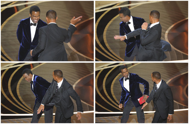 Oscar töreninde şiddet: Will Smith, Chris Rock'a tokat attı - Resim : 1