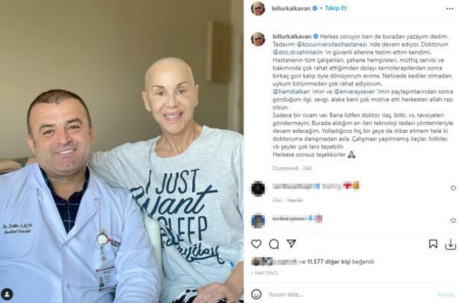Kansere yakalanan Billur Kalkavan: Rica ediyorum ilaç, bitki, doktor önermeyin - Resim : 1