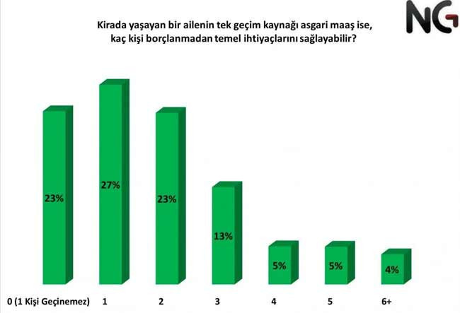 Geçim şartları araştırması: Aylık geliriyle temel ihtiyaçlarını karşılayamayanların oranı yüzde 80'i aştı - Resim : 1