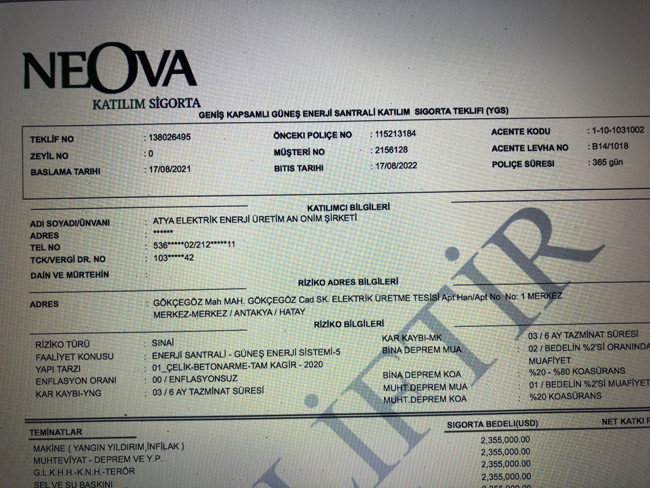 Erk Acarer'den Soylu'nun sigorta şirketi ile ilgili belge paylaşımları - Resim : 5