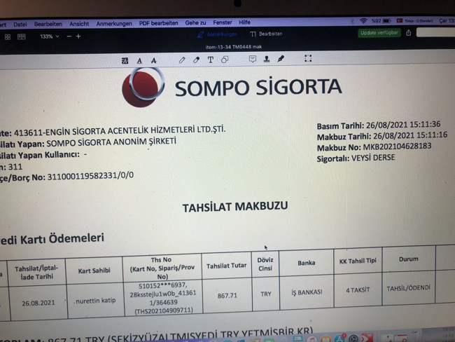 Erk Acarer'den Soylu'nun sigorta şirketi ile ilgili belge paylaşımları - Resim : 4