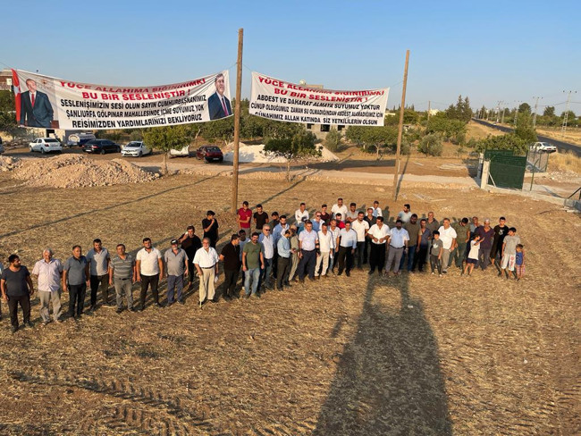 Susuz kalan köylüler yetkilileri pankartla Allah'a şikayet etti - Resim : 2