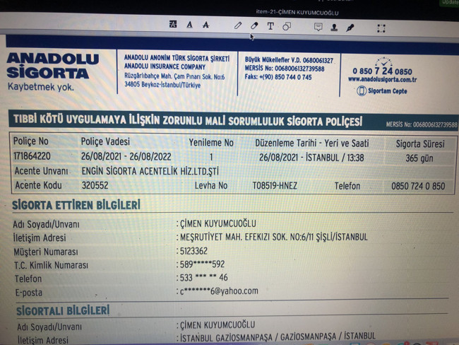 Erk Acarer'den Soylu'nun sigorta şirketi ile ilgili belge paylaşımları - Resim : 3