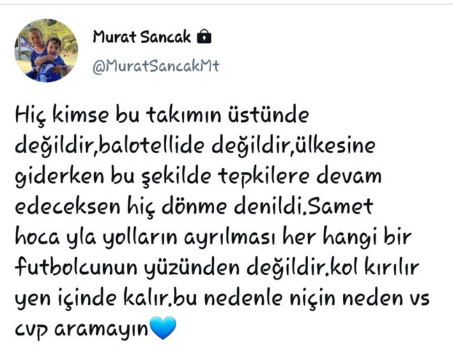 Murat Sancak'tan 'Balotelli-Aybaba kavgası' iddialarına yanıt - Resim : 1