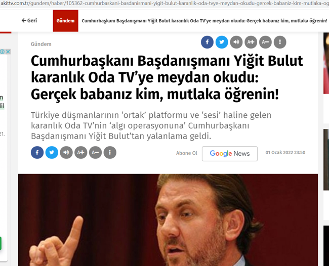 Yiğit Bulut'la OdaTV'nin 12 bin liralık fatura atışması: Gerçek babanız kim? - Resim : 1