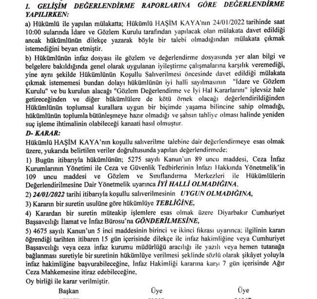 'Bu kâfirler bir şeyler çıkarıyor, cezan bitiyor seni çıkarmıyor' dedi infazı yakıldı - Resim : 2