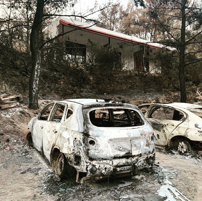 Zülfü Livaneli Bodrum'daki yangın bölgesinde: Felaketin boyutu gün ağarınca ortaya çıktı - Resim : 2