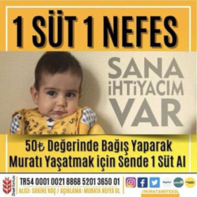 SMA hastası Murat’a nefes ol: Zaman daralıyor - Resim : 1