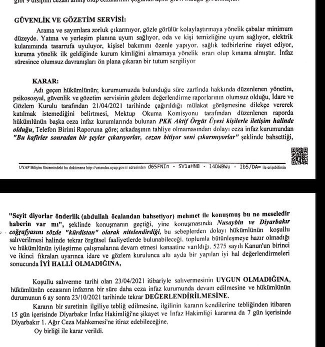 'Bu kâfirler bir şeyler çıkarıyor, cezan bitiyor seni çıkarmıyor' dedi infazı yakıldı - Resim : 3