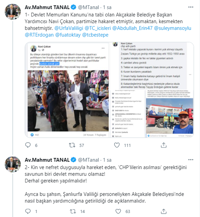 AKP'li Belediye başkan yardımcısından CHP'ye: Bunları asmak şart - Resim : 3
