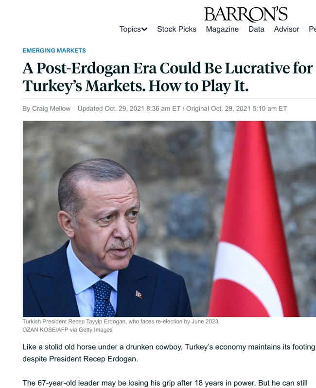 Barron's dergisinden Türkiye analizi: Yabancı yatırımcı seçimi bekliyor - Resim : 1