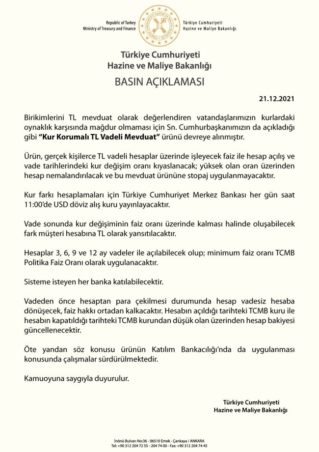 'Kur Korumalı TL Vadeli Mevduat' dönemi başladı, dolar 12,7 seviyesinde - Resim : 1