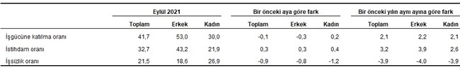 TÜİK'e göre eylülde manşet işsizlik düştü, geniş tanımlı işsizlik arttı - Resim : 3