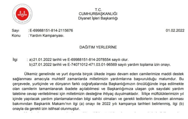 Lüksten vazgeçmeyen Diyanet yardım kampanyası başlattı: Desteğe ihtiyacımız var - Resim : 1