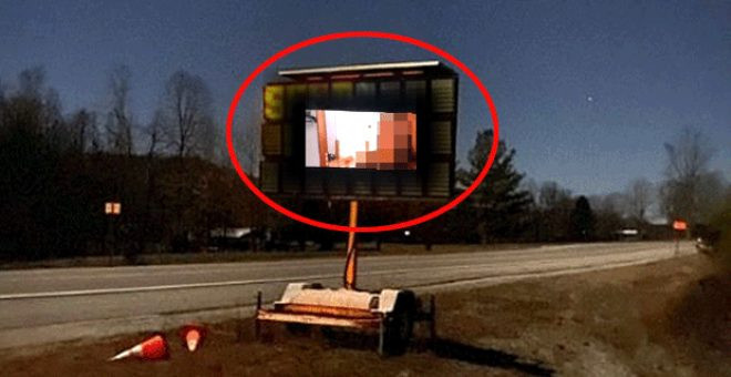 Billboard sistemine gizlice girip porno yayınlayanlara gözaltı - Resim : 3