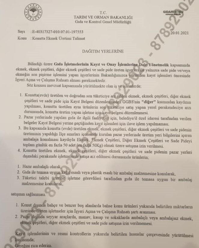 İBB'nin ekmek dağıtımı sonrası bakanlık seyyar ekmek satışını yasakladı - Resim : 1