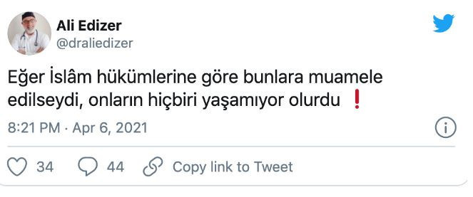 Ali Edizer: Gergerlioğlu, Demirtaş'a İslam hükümlerine göre muamele edilseydi, hiçbiri yaşamıyor olurdu - Resim : 1