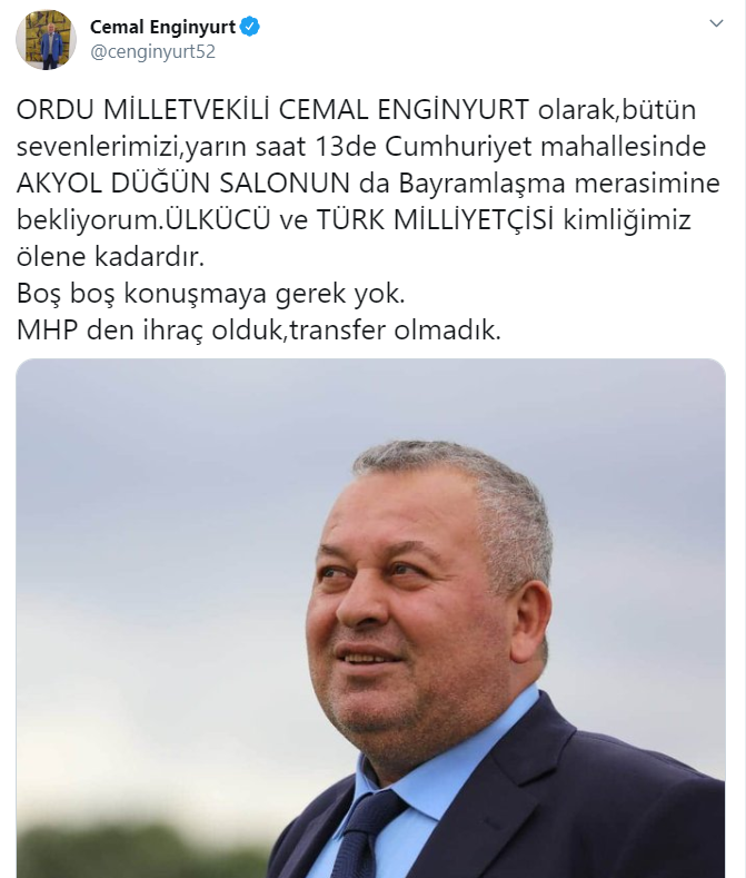 Cemal Enginyurt'tan 'İyi Parti' göndermesi - Resim : 1